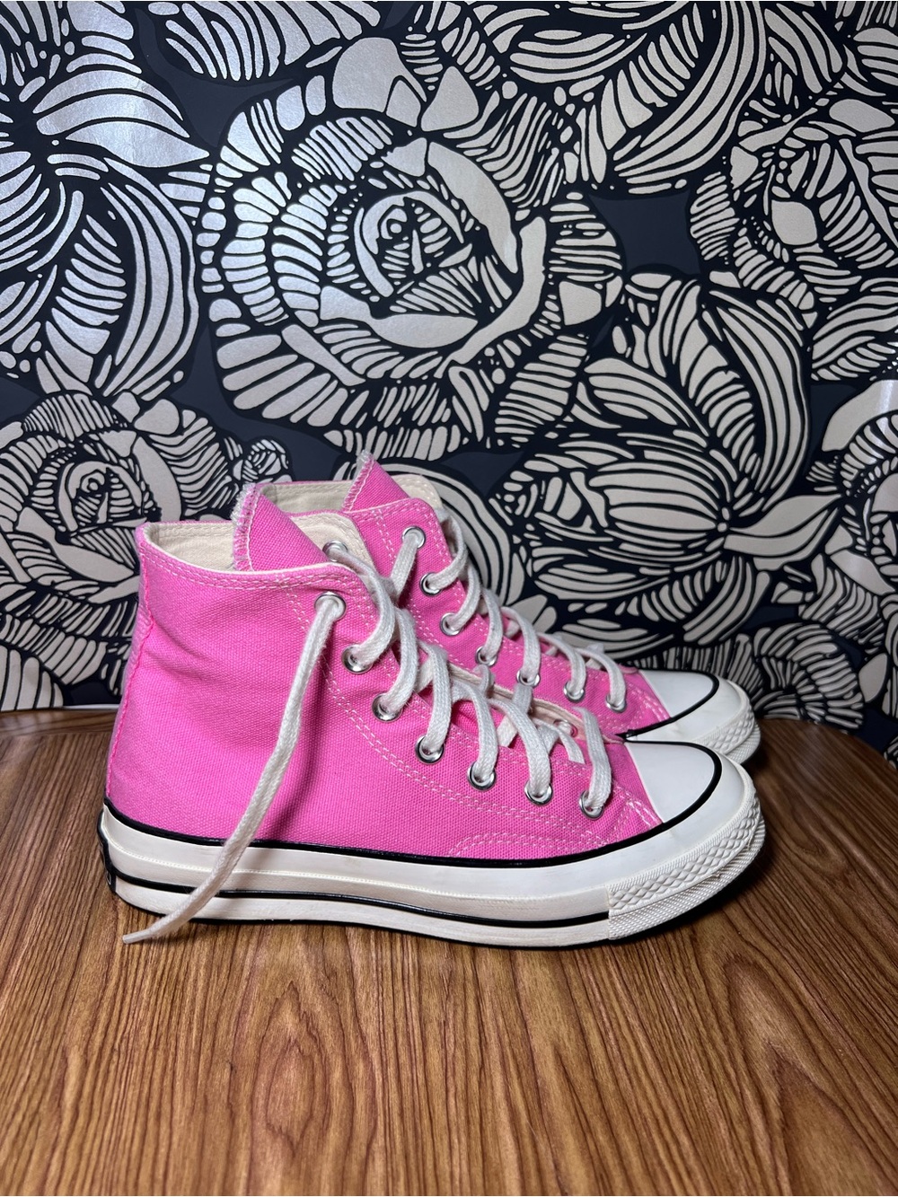 Converse Chuck 70 Vintage Hi Canvas Womens Sneaker Pink US 7